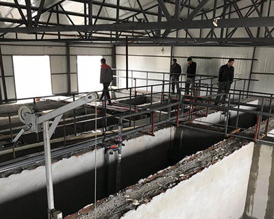 污水处理现场施工